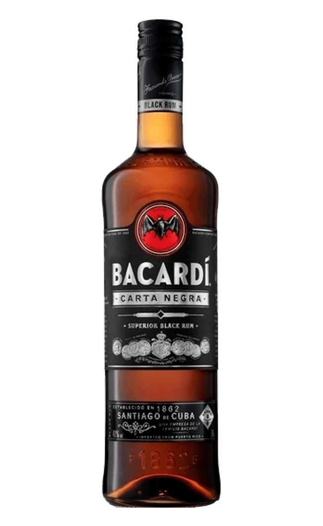 Bacardi Carta Negra Black Rum 1L