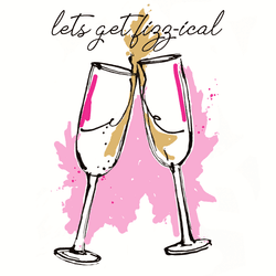 Greeting Card - "Let's get fizz-ical"