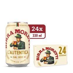 Birra Moretti Can 24 x 33CL