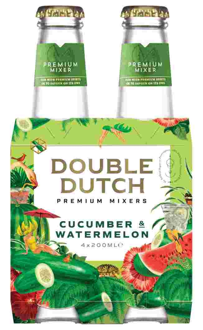 Double Dutch Cucumber & Watermelon Premium Mixer 4 x 20CL