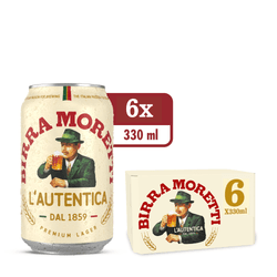 Birra Moretti Can 6 x 33CL