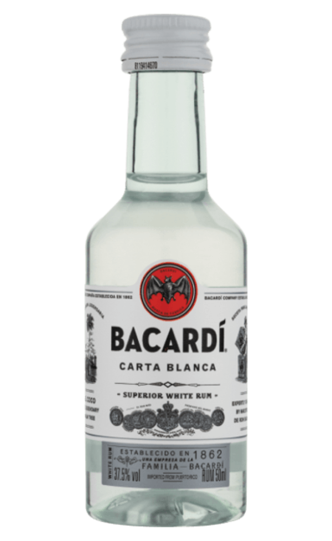 Bacardi Carta Blanca Superior White Rum 5CL