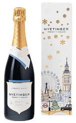 Nyetimber Classic Cuvee Multi-Vintage with Festive Giftbox