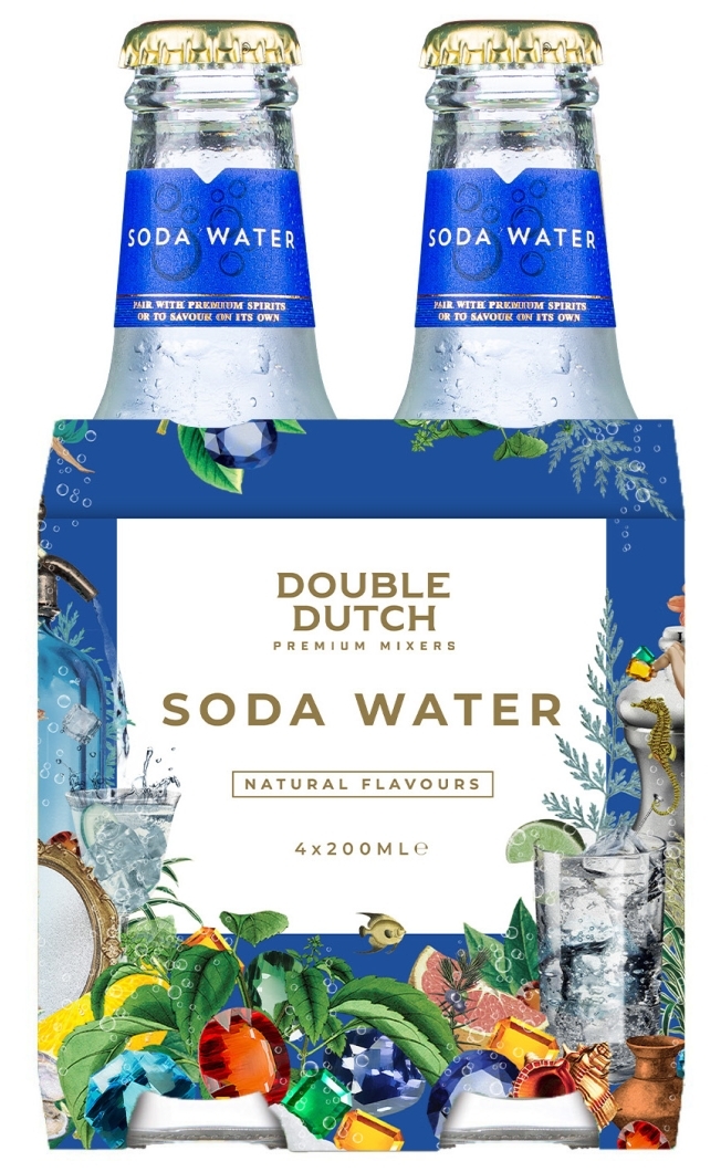 Double Dutch Soda Water Premium Mixer 4 x 20CL