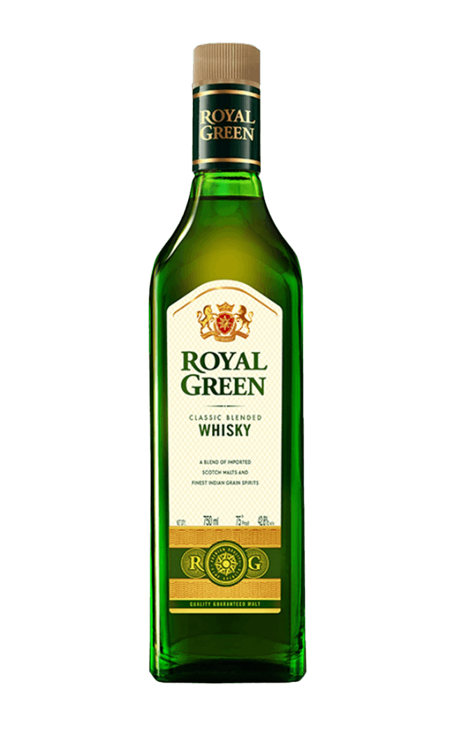 Royal Green Classic Blended Whisky 75CL