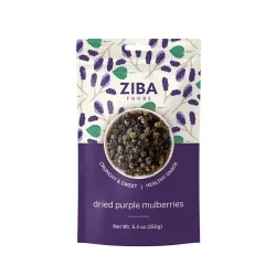 Sweet & Crunchy- Dried Purple Mulberries