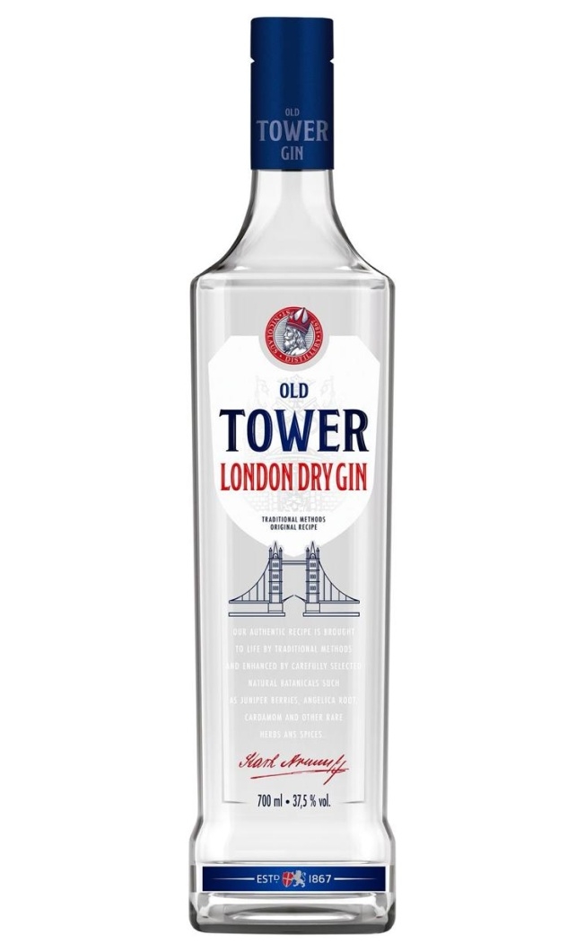 OLD TOWER LONDON DRY GIN 70CL