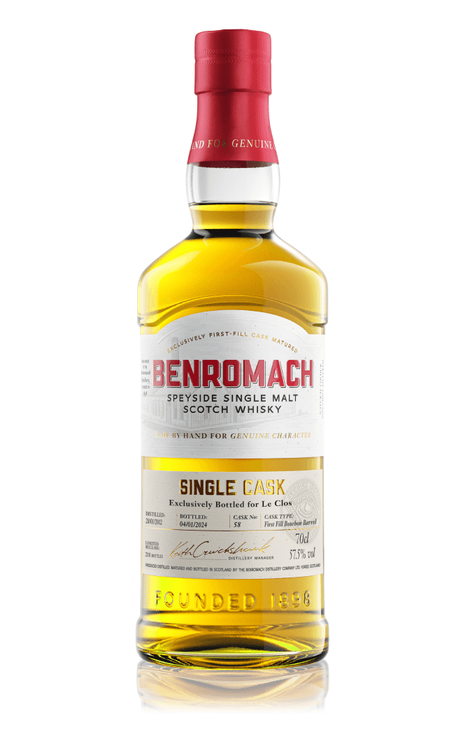 Benromach 1st Fill Bourbon Barrel Cask 58 70CL