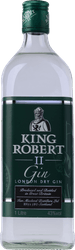 King Robert II London Dry Gin 1L