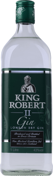 King Robert II London Dry Gin 1L