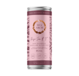 Sea Arch Rose Sea & T Non Alcoholic Gin & Tonic 12 x 25 CL