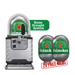 Heineken Blade Home Draught system. Free 2 x 8L Kegs