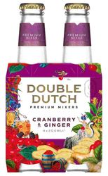 Double Dutch Cranberry & Ginger Tonic Water Premium Mixer 4 x 20CL