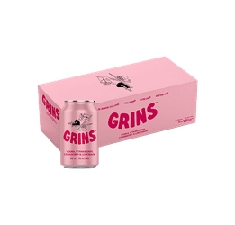 Grins Vodka Strawberry Cranberry & Lemonade 10 x 33 CL