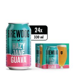 BrewDog Hazy Jane Guava Can 24 x 33cl