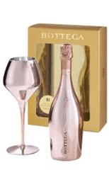 Bottega Rose Gold Prosecco Giftbox with Flute