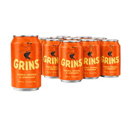Grins Vodka Orange & Lemonade 10 x 33 CL