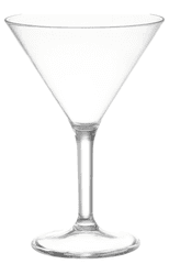 Polycarbonate Martini Glass 30 CL x 6